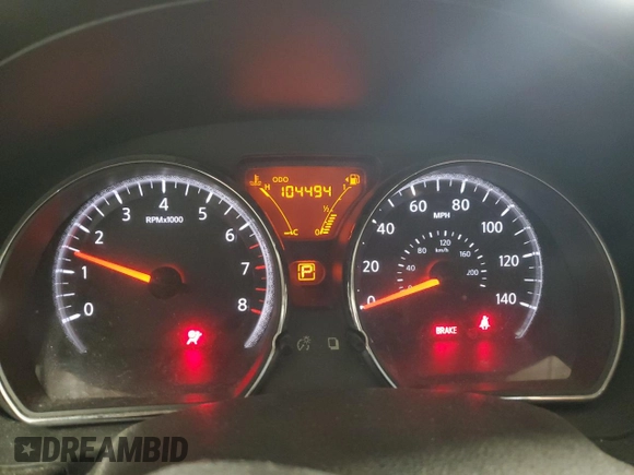 2012 Nissan Versa SL with VIN 3N1CN7AP5CL802069, listed as a Copart auction lot 64741465 with 104,494 mi miles and Clean title. Bid and sale history available at DreamBid. Image 9.