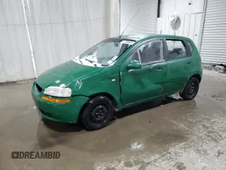 2008 Chevrolet Aveo LS with VIN KL1TD66648B074786, listed as a Copart auction lot 41796935 with Not Provided miles and Salvage Title. Bid and sale history available at DreamBid. Image 1.