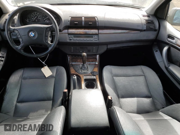 2005 BMW X5 3.0i with VIN 5UXFA13525LY02042, listed as a Copart auction lot 58061944 with 152,251 mi miles and Salvage Title. Bid and sale history available at carsss.com. Image 8.