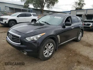2013 Infiniti FX with VIN JN8CS1MU8DM141623, listed as a Copart auction lot 62533145 with 160,602 mi miles and Salvage title. Bid and sale history available at DreamBid. Image 1.