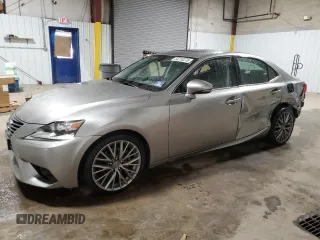 2015 Lexus IS 250 with VIN JTHCF1D29F5019038, listed as a Copart auction lot 53210275 with 55,348 mi miles and Salvage Title. Bid and sale history available at DreamBid. Image 1.