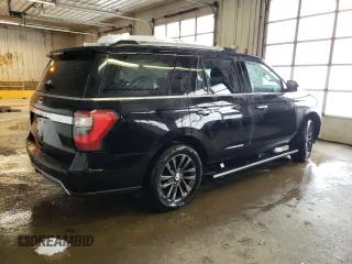 2019 Ford Expedition Limited with VIN 1FMJU2ATXKEA51052, listed as a Copart auction lot 54472145 with 108,999 mi miles and Non repairable. Bid and sale history available at DreamBid. Image 3.