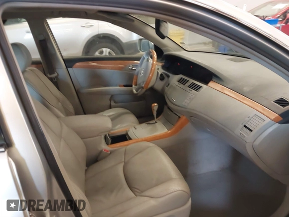 2005 Toyota Avalon XL with VIN 4T1BK36B15U060278, listed as a IAAI auction lot 41667236 with 167,535 mi miles and . Bid and sale history available at DreamBid. Image 5.
