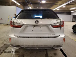 2016 Lexus RX 450h with VIN 2T2BGMCA2GC001405, listed as a Copart auction lot 45579795 with 129,086 mi miles and Salvage title. Bid and sale history available at DreamBid. Image 6.