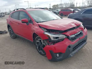 2021 Subaru Crosstrek Limited with VIN JF2GTHMC2MH203795, listed as a IAAI auction lot 41775795 with 91,913 mi miles. Bid and sale history available at carsss.com. Image 1.