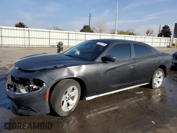 2015 Dodge Charger SE with VIN 2C3CDXBG2FH795792, listed as a Copart auction lot 51297775 with 115,690 mi miles and Salvage Title. Bid and sale history available at DreamBid. Image 1.