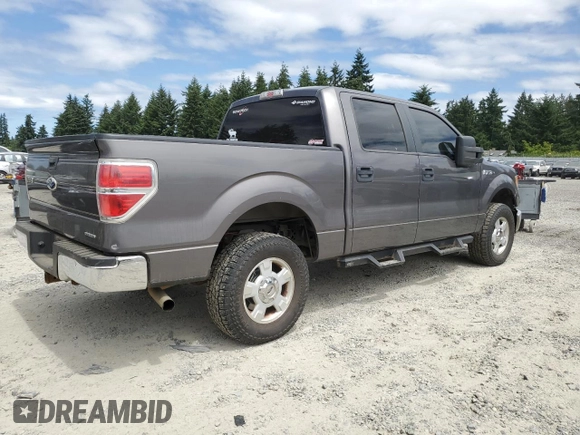 2012 Ford F-150 XL with VIN 1FTFW1EF5CKD80067, listed as a Copart auction lot 61274875 with 132,670 mi miles and Salvage title. Bid and sale history available at DreamBid. Image 3.