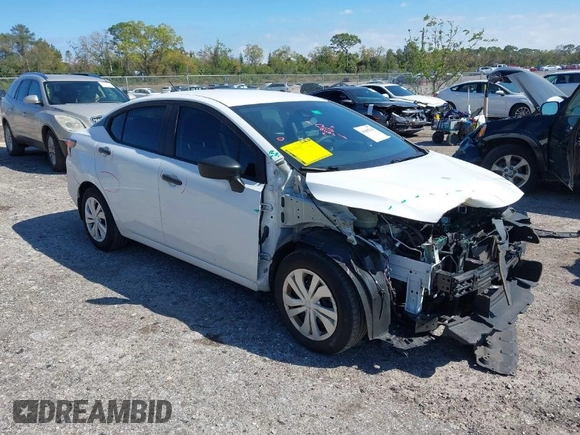 2022 Nissan Versa S with VIN 3N1CN8DV4NL846812, listed as a IAAI auction lot 41802614 with 30,624 mi miles and . Bid and sale history available at DreamBid. Image 1.