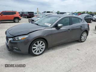2017 Mazda 3 Touring with VIN 3MZBN1L39HM150121, listed as a Copart auction lot 54953465 with 91,702 mi miles and Clean title. Bid and sale history available at DreamBid. Image 1.