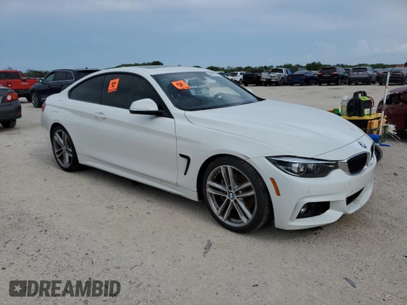 2019 BMW 4 Series 440i z VIN WBA4W7C54KAG52763, wystawiony jako Copart lot #64873514 z przebiegiem 36 735 mil mil oraz Szkoda całkowita • Salvage title. Historia ofert i sprzedaży dostępna na DreamBid. Obrazek 4.