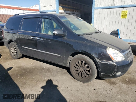 2012 Kia Sedona EX with VIN KNDMH4C75C6436757, listed as a Copart auction lot 76171674 with 163,404 mi miles and Clean Title. Bid and sale history available at carsss.com. Image 4.