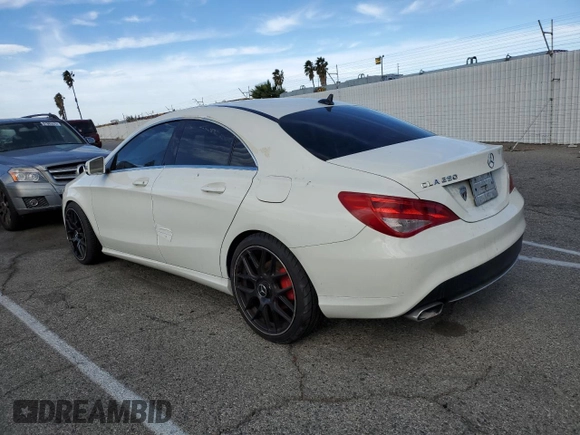 2016 Mercedes-Benz CLA 250 z VIN WDDSJ4EB0GN331817, wystawiony jako Copart lot #87554195 z przebiegiem 98 161 mil mil oraz Szkoda całkowita • Salvage title. Historia ofert i sprzedaży dostępna na DreamBid. Obrazek 2.