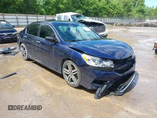 2016 Honda Accord Sport with VIN 1HGCR2F54GA031453, listed as a IAAI auction lot 42364940 with 109,227 mi miles and . Bid and sale history available at DreamBid. Image 1.