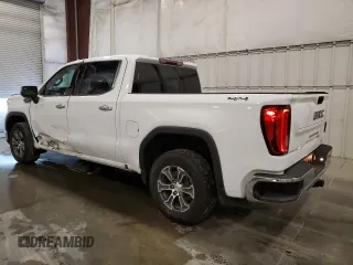 2025 GMC Sierra 1500 SLT z VIN 1GTUUDED0SZ240561, wystawiony jako Copart lot #60465185 z przebiegiem 6 904 mil mil oraz Czysty tytuł • Clean title. Historia ofert i sprzedaży dostępna na DreamBid. Obrazek 2.