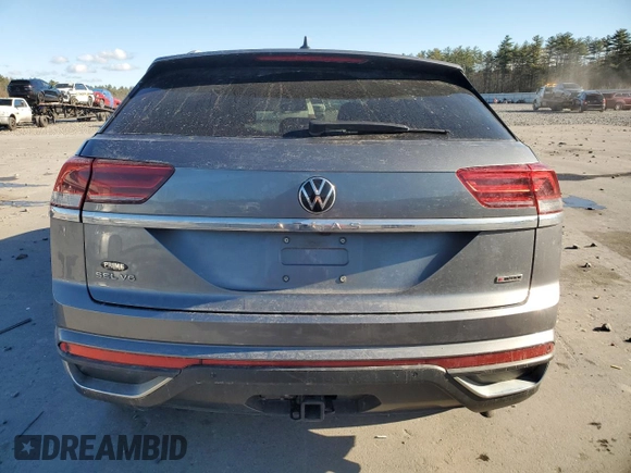 2020 Volkswagen Atlas SEL with VIN 1V2ME2CA9LC229328, listed as a Copart auction lot 83252054 with 75,278 mi miles and Salvage title. Bid and sale history available at DreamBid. Image 6.