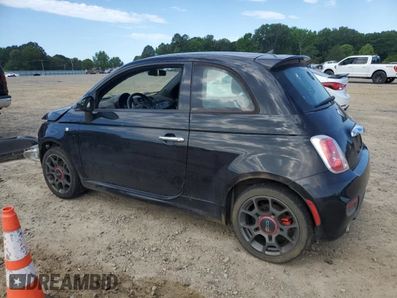 2015 FIAT 500 Sport with VIN 3C3CFFBR6FT619843, listed as a Copart auction lot 57978805 with 89,289 mi miles and Clean title. Bid and sale history available at DreamBid. Image 2.