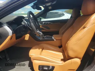 2019 BMW 8 Series M850i xDrive with VIN WBABC4C58KBU96829, listed as a Copart auction lot 54229794 with 20,285 mi miles and Salvage Title. Bid and sale history available at carsss.com. Image 7.