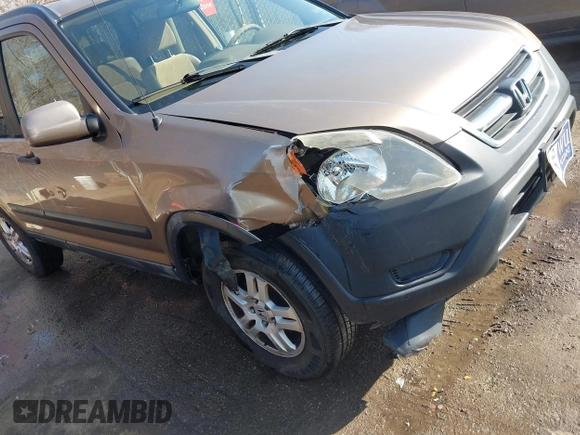 2002 Honda CR-V EX with VIN JHLRD78822C051552, listed as a IAAI auction lot 41767561 with 148,000 mi miles. Bid and sale history available at carsss.com. Image 6.