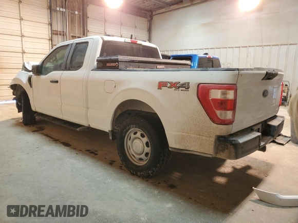 2022 Ford F-150 XL with VIN 1FTFX1E50NFA19636, listed as a Copart auction lot 44251395 with 49,155 mi miles and Salvage title. Bid and sale history available at DreamBid. Image 2.