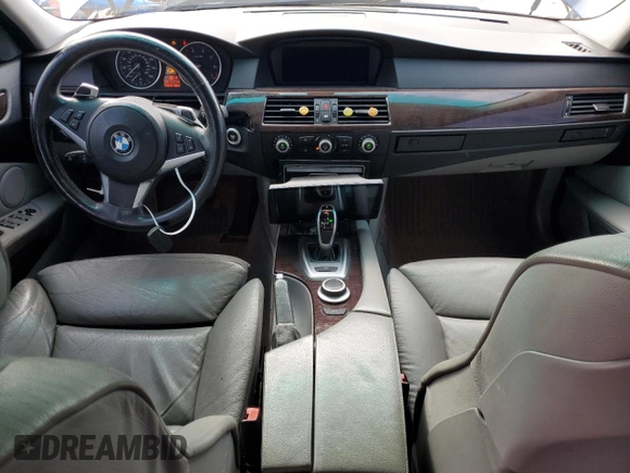 2008 BMW 5 Series 550i with VIN WBANW53538CT54207, listed as a Copart auction lot 85542194 with 153,319 mi miles and Salvage Title. Bid and sale history available at carsss.com. Image 8.