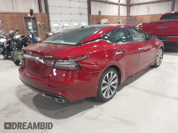 2022 Nissan Maxima Platinum with VIN 1N4AA6FV0NC503501, listed as a IAAI auction lot 42166836 with 29,781 mi miles and . Bid and sale history available at DreamBid. Image 4.