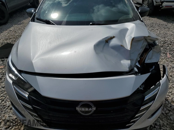 2024 Nissan Versa S with VIN 3N1CN8DV8RL837729, listed as a Copart auction lot 60730765 with 46,064 mi miles and Salvage title. Bid and sale history available at DreamBid. Image 11.
