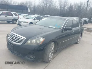 2008 Infiniti M45 with VIN JNKBY01E78M500350, listed as a IAAI auction lot 41740865 with 1 mi miles. Bid and sale history available at carsss.com. Image 2.