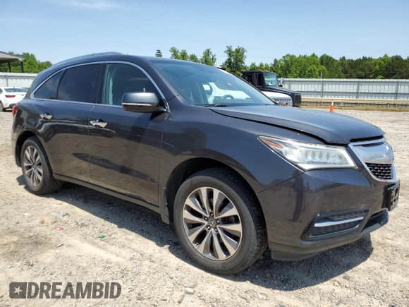 2014 Acura MDX Technology with VIN 5FRYD4H64EB039205, listed as a Copart auction lot 57094615 with 230,644 mi miles and Clean title. Bid and sale history available at DreamBid. Image 4.