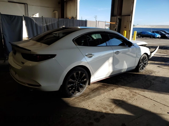 2022 Mazda 3 2.5 Turbo with VIN JM1BPBAY2N1502028, listed as a Copart auction lot 80919194 with 52,055 mi miles and Salvage Title. Bid and sale history available at DreamBid. Image 3.