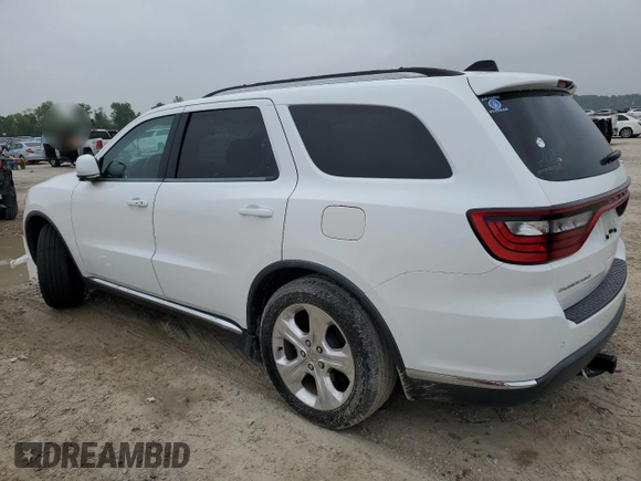 2015 Dodge Durango Limited with VIN 1C4RDHDG9FC907063, listed as a Copart auction lot 51092455 with 65,054 mi miles and Salvage Title. Bid and sale history available at carsss.com. Image 2.