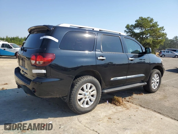 2019 Toyota Sequoia Platinum with VIN 5TDDY5G1XKS166449, listed as a Copart auction lot 41659954 with 68,077 mi miles. Bid and sale history available at carsss.com. Image 3.