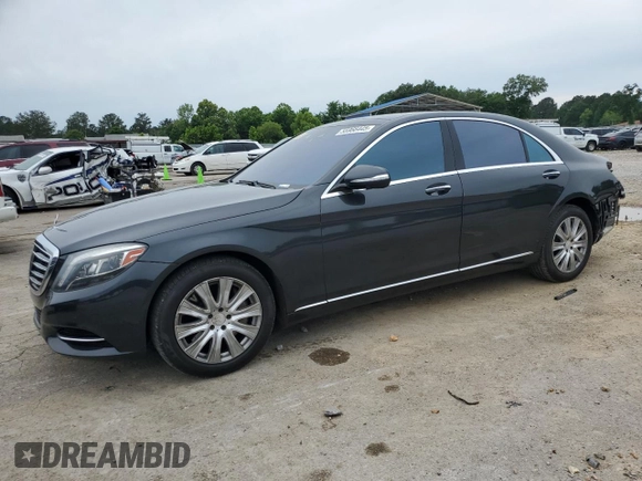 2015 Mercedes-Benz S 550 z VIN WDDUG8CB9FA097040, wystawiony jako Copart lot #55966445 z przebiegiem 117 941 mil mil oraz Szkoda całkowita • Salvage title. Historia ofert i sprzedaży dostępna na DreamBid. Obrazek 1.