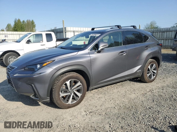 2021 Lexus NX 300h with VIN JTJGJRDZ1M2152515, listed as a Copart auction lot 52012185 with Not provided miles and Clean title. Bid and sale history available at DreamBid. Image 1.