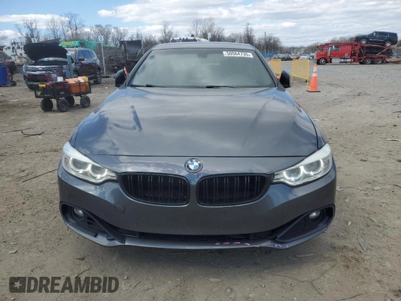 2015 BMW 4 Series 428i xDrive with VIN WBA3N9C55FK247227, listed as a Copart auction lot 50564735 with 121,882 mi miles and Salvage title. Bid and sale history available at DreamBid. Image 5.