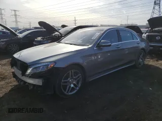 2015 Mercedes-Benz S-Class S 550 with VIN WDDUG8FB5FA099718, listed as a Copart auction lot 48396785 with 65,373 mi miles and Salvage Title. Bid and sale history available at carsss.com. Image 1.