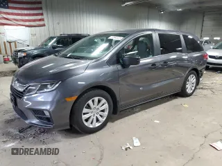 2019 Honda Odyssey LX with VIN 5FNRL6H24KB101473, listed as a Copart auction lot 51894325 with 66,285 mi miles and Salvage Title. Bid and sale history available at DreamBid. Image 1.