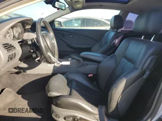 2005 BMW 6 Series 645Ci with VIN WBAEH73455B193325, listed as a Copart auction lot 42369205 with 0 mi miles and Salvage Title. Bid and sale history available at carsss.com. Image 7.