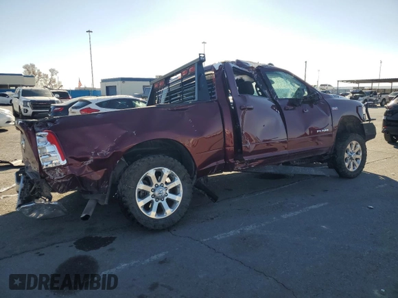 2022 Ram 2500 Big Horn with VIN 3C6UR5DJ9NG170052, listed as a Copart auction lot 88107035 with 69,533 mi miles and Salvage Title. Bid and sale history available at carsss.com. Image 3.