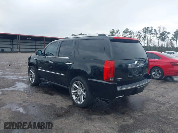 2013 Cadillac Escalade Platinum Edition with VIN 1GYS4DEF8DR105284, listed as a IAAI auction lot 41662224 with 118,359 mi miles. Bid and sale history available at carsss.com. Image 3.