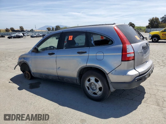 2007 Honda CR-V LX with VIN JHLRE38397C012264, listed as a Copart auction lot 54186475 with 222,344 mi miles and Salvage Title. Bid and sale history available at carsss.com. Image 2.