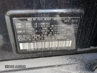 2012 Subaru Outback Limited z VIN 4S4BRBKC2C3275613, wystawiony jako Copart lot #56884865 z przebiegiem 125 348 mil mil oraz Czysty tytuł • Clean title. Historia ofert i sprzedaży dostępna na DreamBid. Obrazek 13.