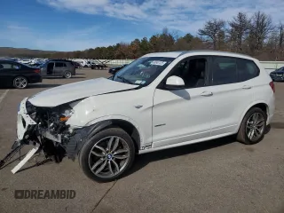 2016 BMW X3 xDrive28i with VIN 5UXWX9C58G0D85093, listed as a Copart auction lot 49540125 with 64,677 mi miles and Salvage Title. Bid and sale history available at carsss.com. Image 1.