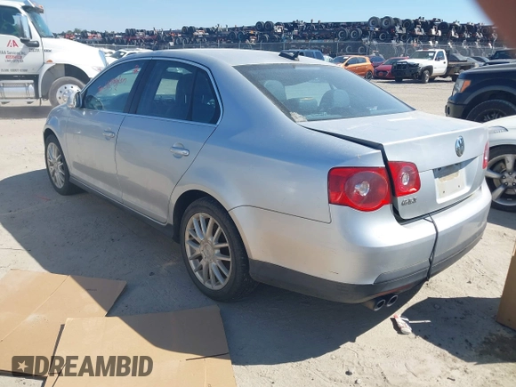 2006 Volkswagen Jetta Sedan GLI 2.0L Turbo with VIN 3VWXJ71K16M648101, listed as a IAAI auction lot 41832057 with 1 mi miles. Bid and sale history available at carsss.com. Image 3.