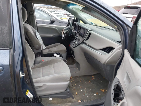 2015 Toyota Sienna LE AAS with VIN 5TDKK3DC6FS624643, listed as a IAAI auction lot 41919475 with Not Provided miles and . Bid and sale history available at DreamBid. Image 5.