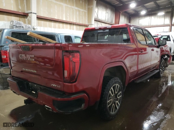 2022 GMC Sierra 1500 Limited AT4 with VIN 3GTP9EEL2NG121314, listed as a Copart auction lot 40676084 with 26,893 mi miles and Salvage Title. Bid and sale history available at carsss.com. Image 3.