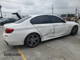 2016 BMW 5 Series 535i z VIN WBA5B1C56GG131591, wystawiony jako Copart lot #55777355 z przebiegiem 96 692 mil mil oraz Szkoda całkowita • Salvage title. Historia ofert i sprzedaży dostępna na DreamBid. Obrazek 3.