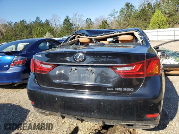 2014 Lexus GS 350 with VIN JTHCE1BL7E5027801, listed as a Copart auction lot 50440835 with Not provided miles and Salvage title. Bid and sale history available at DreamBid. Image 6.