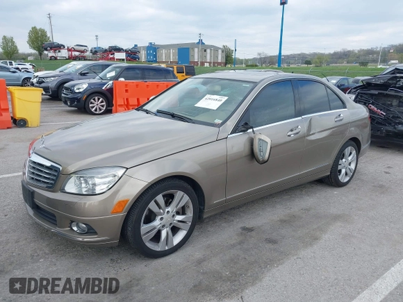 2008 Mercedes-Benz C 300 Sport with VIN WDDGF81X78F091578, listed as a IAAI auction lot 42016840 with 126,816 mi miles and . Bid and sale history available at carsss.com. Image 2.