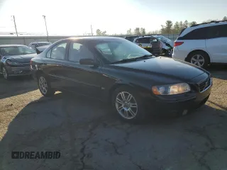 2006 Volvo S60 2.5T with VIN YV1RH592462551637, listed as a Copart auction lot 48795315 with 169,073 mi miles and Salvage Title. Bid and sale history available at carsss.com. Image 4.