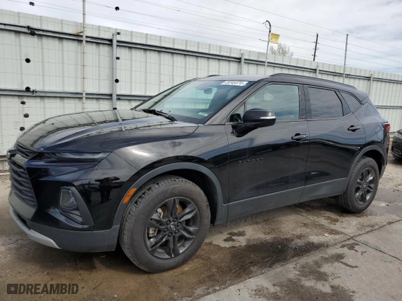 2020 Chevrolet Blazer LT with VIN 3GNKBCR4XLS681461, listed as a Copart auction lot 49245374 with 72,490 mi miles and Clean Title. Bid and sale history available at carsss.com. Image 1.